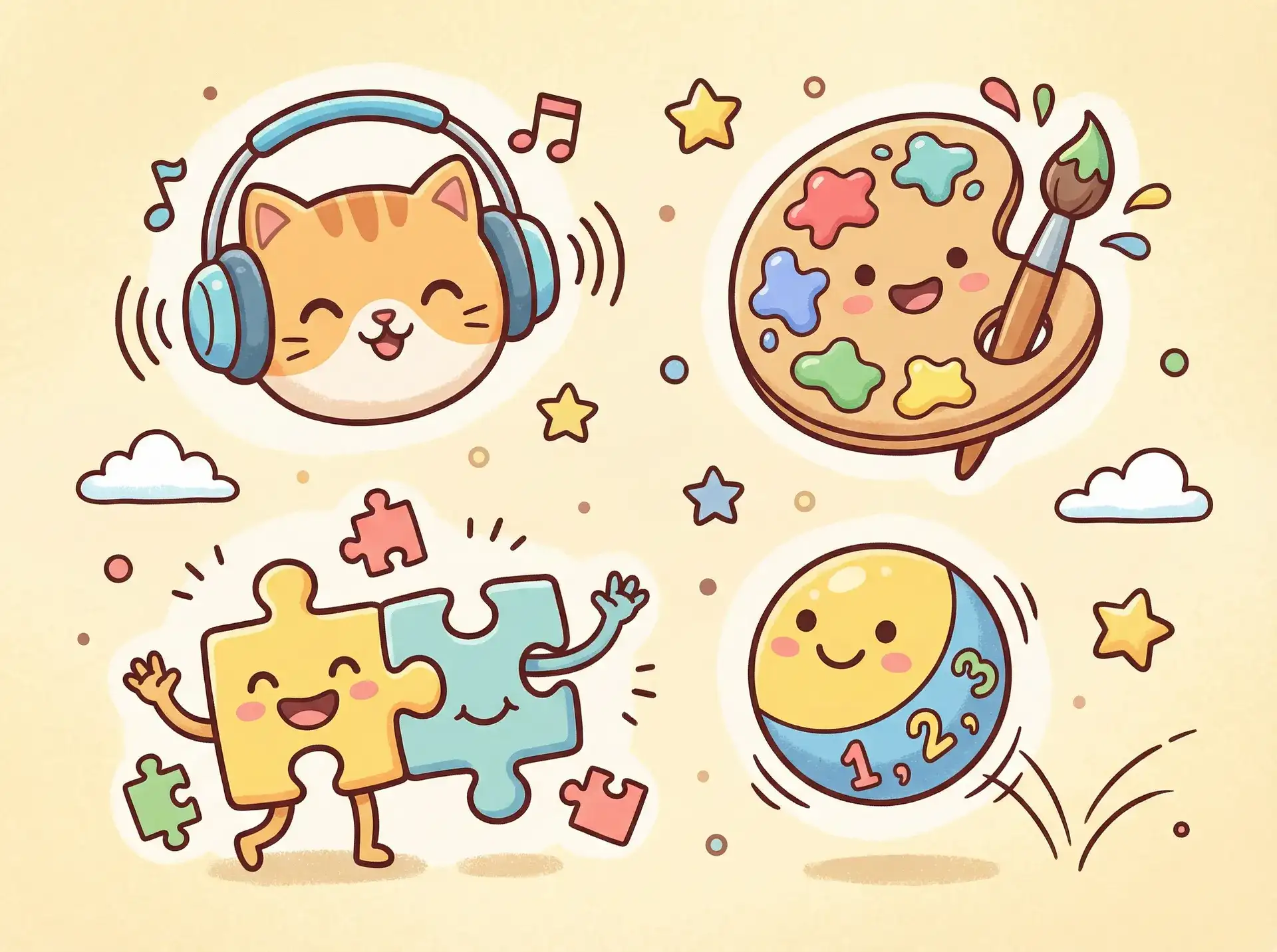 小朋友的手工作品 - 甜蜜惩罚第二季 益智创作